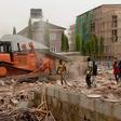Some-of-the-illegal-buildings-being-demolished-by-officials-of-FCTA-on-Thursday (Credit: NAN)