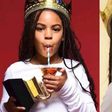 Blue Ivy drinks form her Grammy plague