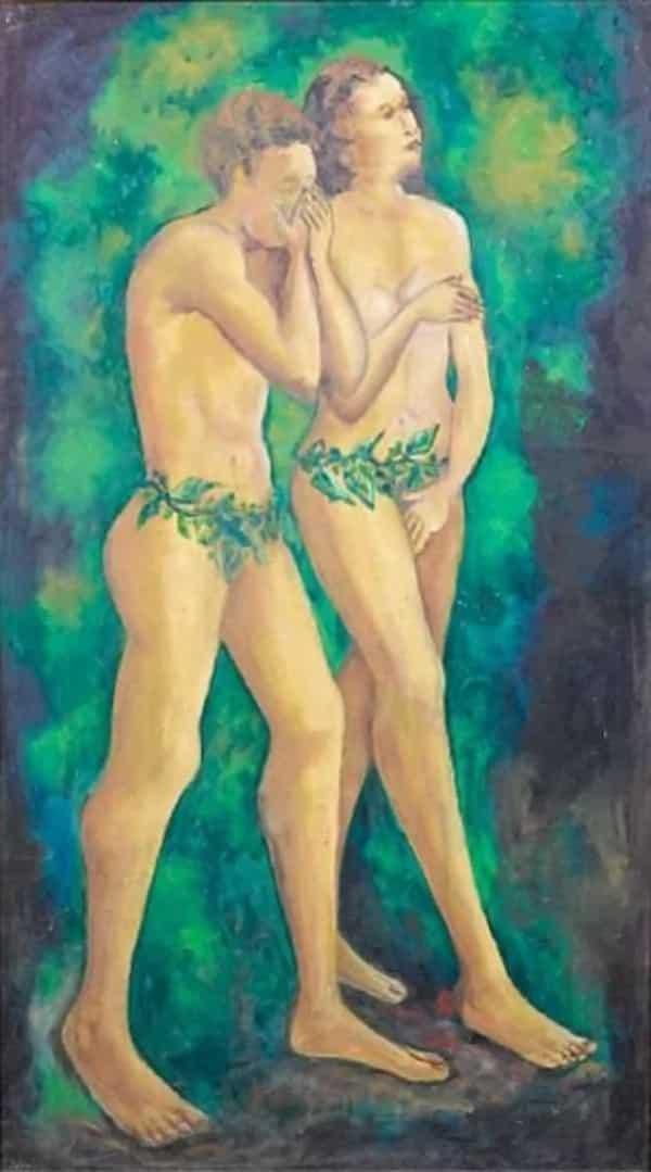 Adam and Eve art
