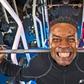 A man lifting weights at the gym