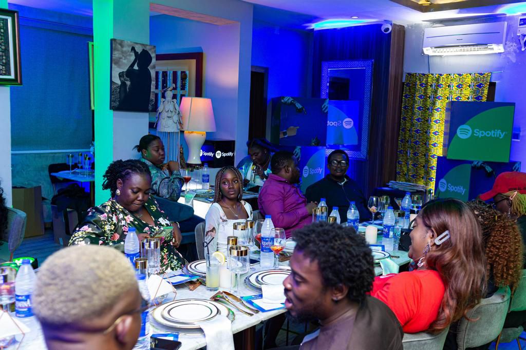 Spotify hosts influencers and media at the Spotify’s DJ feature dinner