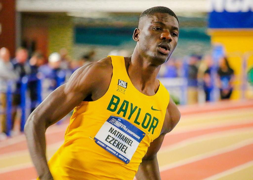 Ezekiel Nathaniel broke the 400mH Nigerian Record as a freshman student at Baylor University