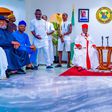 Oba of Benin visits Sanwo-Olu in Lagos, says Tinubu's presidency God-willed [Twitter:@jidesanwoolu]