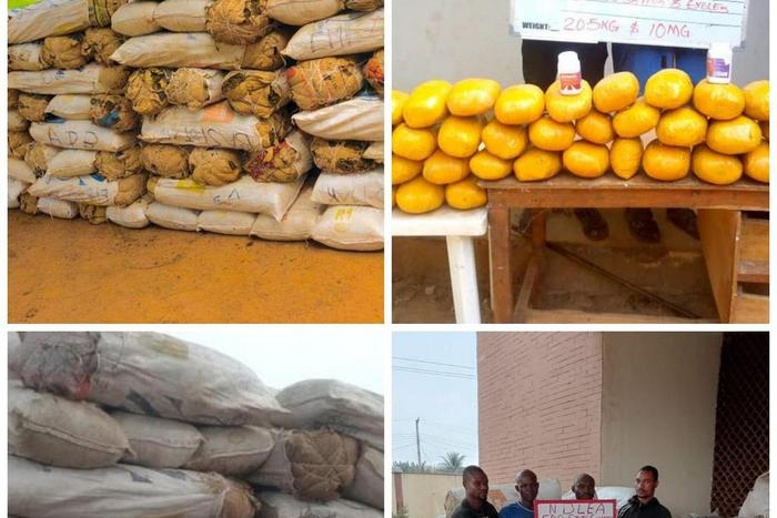NDLEA arrests drug suspects.