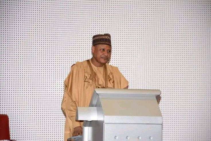 Mohammed Idris, Information and National Orientation Minister. [Twitter:@tswakom2]