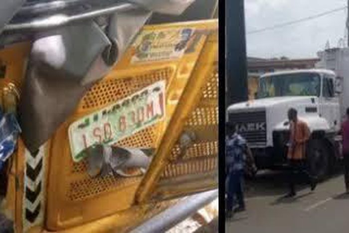 Pandemonium in Lagos as tanker crushes 3 okada riders