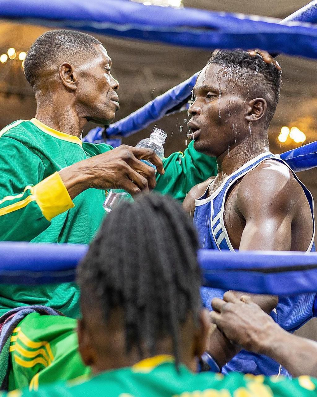 Boxer in action at the ongoing National Sports Festival