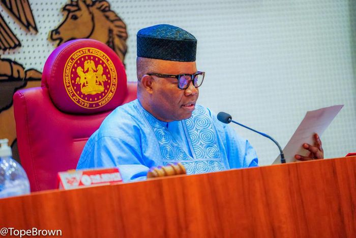 Senate President Godswill Akpabio [Tope Brown]