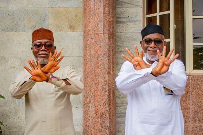 Lucky Orimisan Aiyedatiwa and Rotimi Akeredolu [Factual Times]