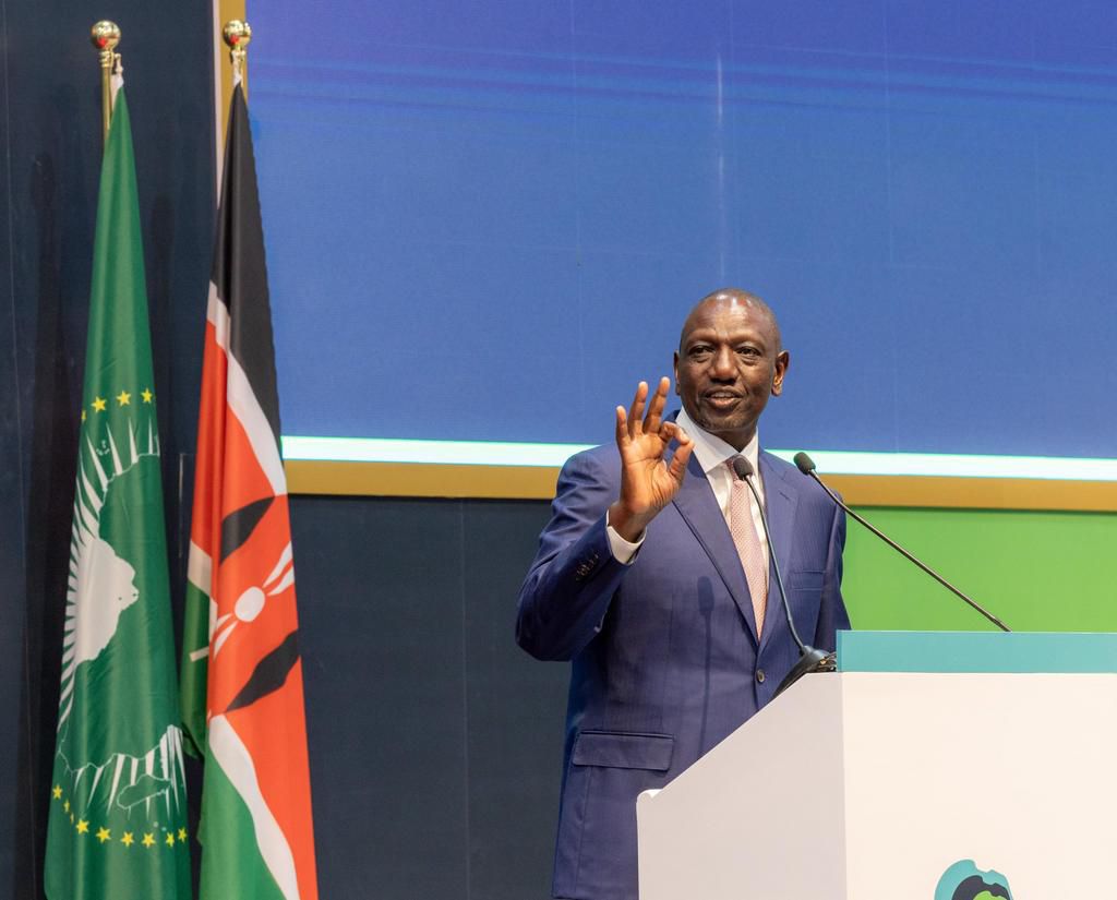 President William Ruto addressed the official opening of the Heads of State Session of the Africa Climate Summit held at KICC, Nairobi on September 5, 2023