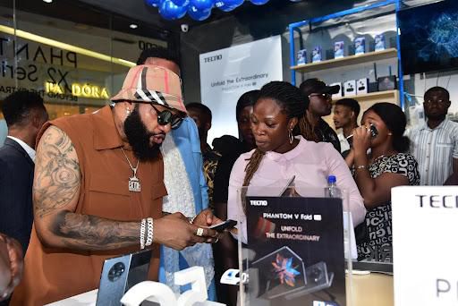 TECNO flagship store becomes the hottest store in town with E-Money and KCee's visit