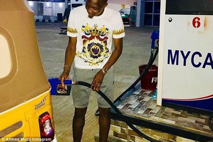 Ahmed Musa reduces pump price at his petrol station to ₦580 per litre. [TheSun]