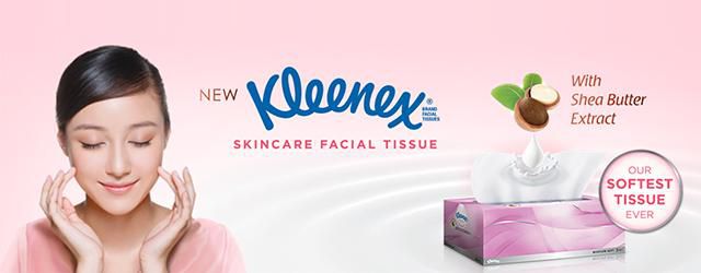 Kleenex skincare tissues [kleenex]