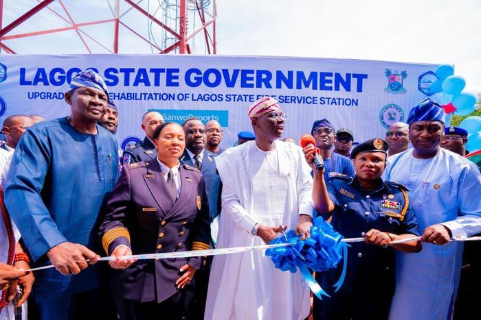 Sanwo-Olu inaugurates upgraded headquarters, 3 new fire stations