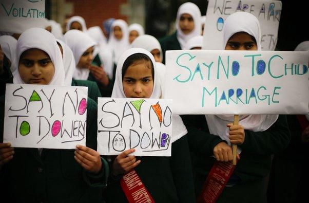 Child marriage and violation has become a norm in India [Quora]