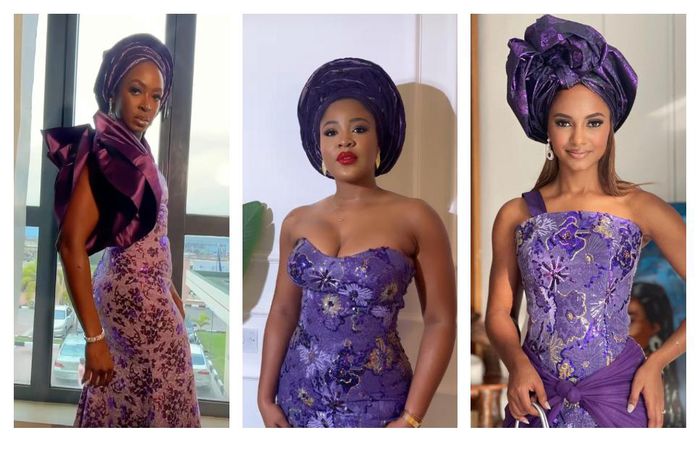 Guests at Made and Inedoye's wedding [Instagram]