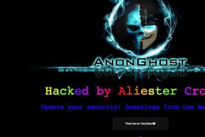 The website of the Ogun State government displayed a bold inscription bearing the words, "We are Anon Ghost," accompanied by what seemed to be the hackers' logo [The Cable]