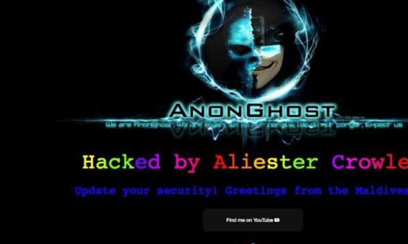 The website of the Ogun State government displayed a bold inscription bearing the words, "We are Anon Ghost," accompanied by what seemed to be the hackers' logo [The Cable]