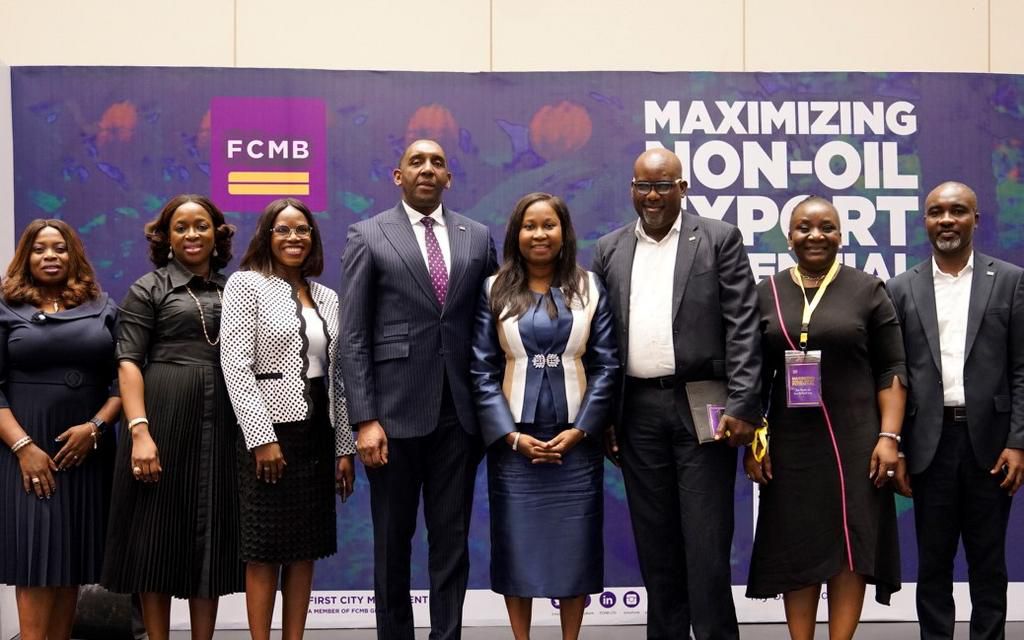 From left: Divisional Head, Emerging Corporates, First City Monument Bank (FCMB), Mrs. Chinyere Muda-Sanusi; Divisional Head, Corporate Banking, Mrs. Ronke Jibodu; Divisional Head, Transaction Banking, Mrs. Rolayo Akhigbe; Executive Director, Wholesale...