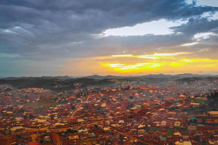 Aerial view of Gembu in Taraba State [Twitter/@oshomah]