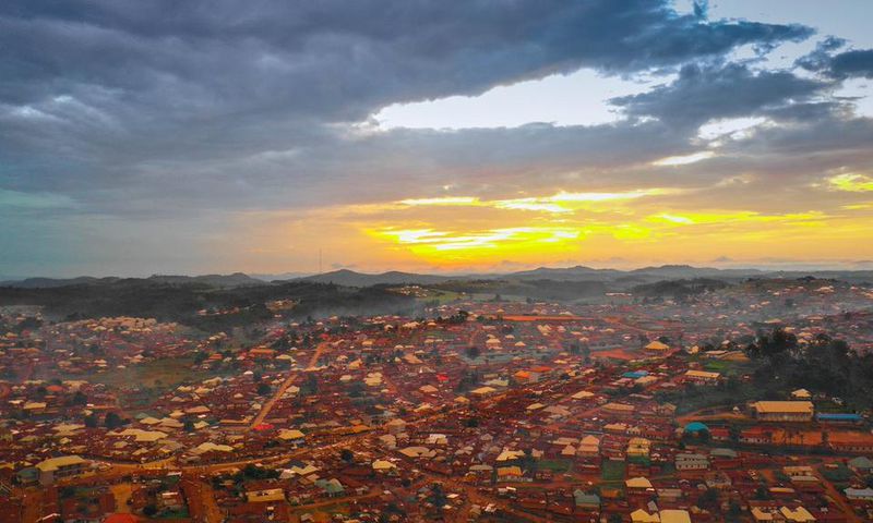Aerial view of Gembu in Taraba State [Twitter/@oshomah]