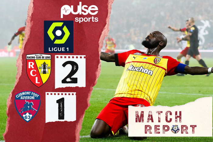 Seko Fofana celebrates his winner against Clermont