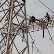 TCN staff working assiduously to restore power supply to Sokoto, Kebbi and Zamfara States following fire outbreak in its substation in Birnin Kebbi on Thursday night. [NAN]