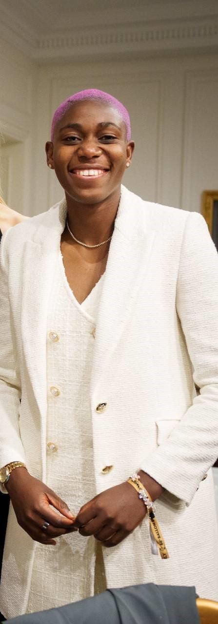 Asisat at the 2021 Women Ballon D'Or [Instagram]