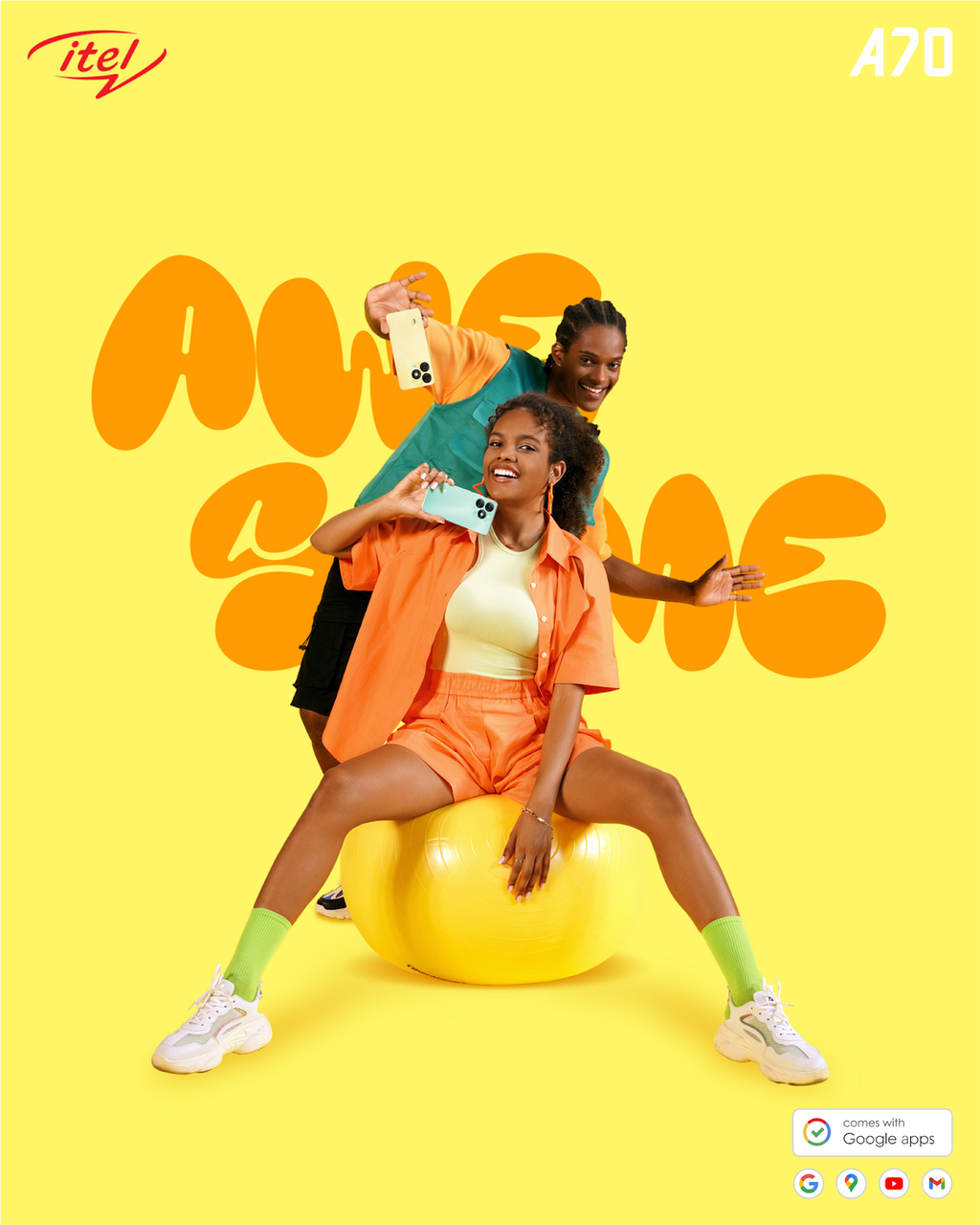 Exploring the awesome itel A70 preloaded with Google apps