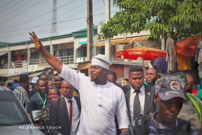 Labour Party governorship candidate in Lagos State, Gbadebo Rhodes-Vivour. [Twitter:@GRVlagos]