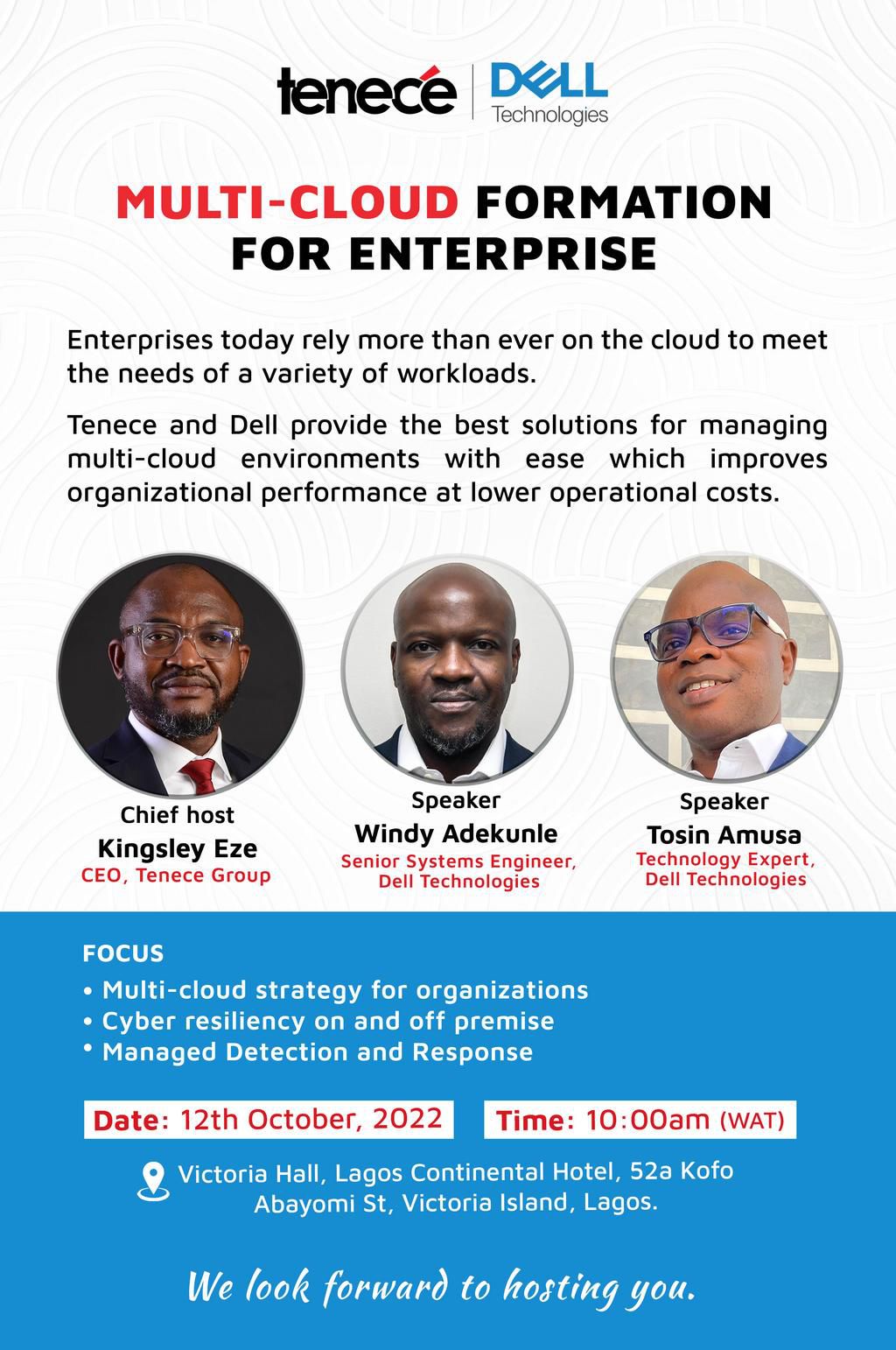 Tenece takes over Africa, UAE as Dell Technology presents Multicloud Formation for Enterprise