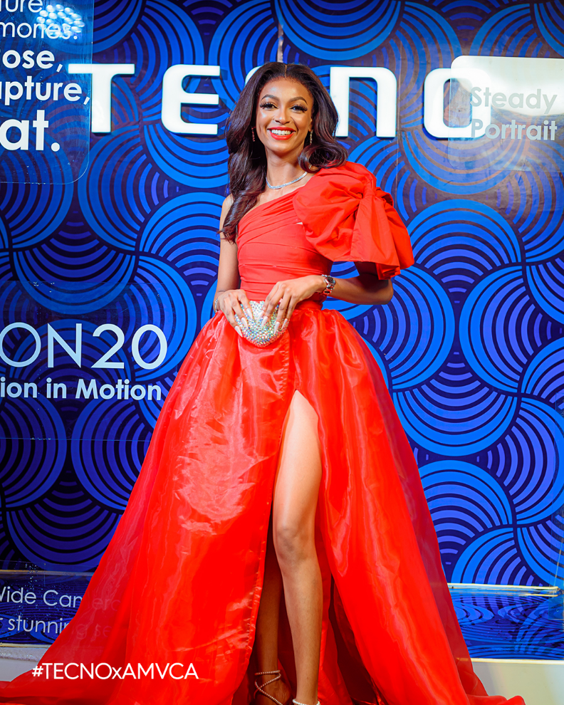 A symphony of brilliance as TECNO's technological exploits wow stars at AMVCA