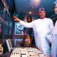 Minister of Information and National Orientation, Alhaji Mohammed Idris (second left) with Mr Salihu Dembos, DG, NTA, inspecting facilities at a transmitter Station in Jaji, Kaduna, on Friday