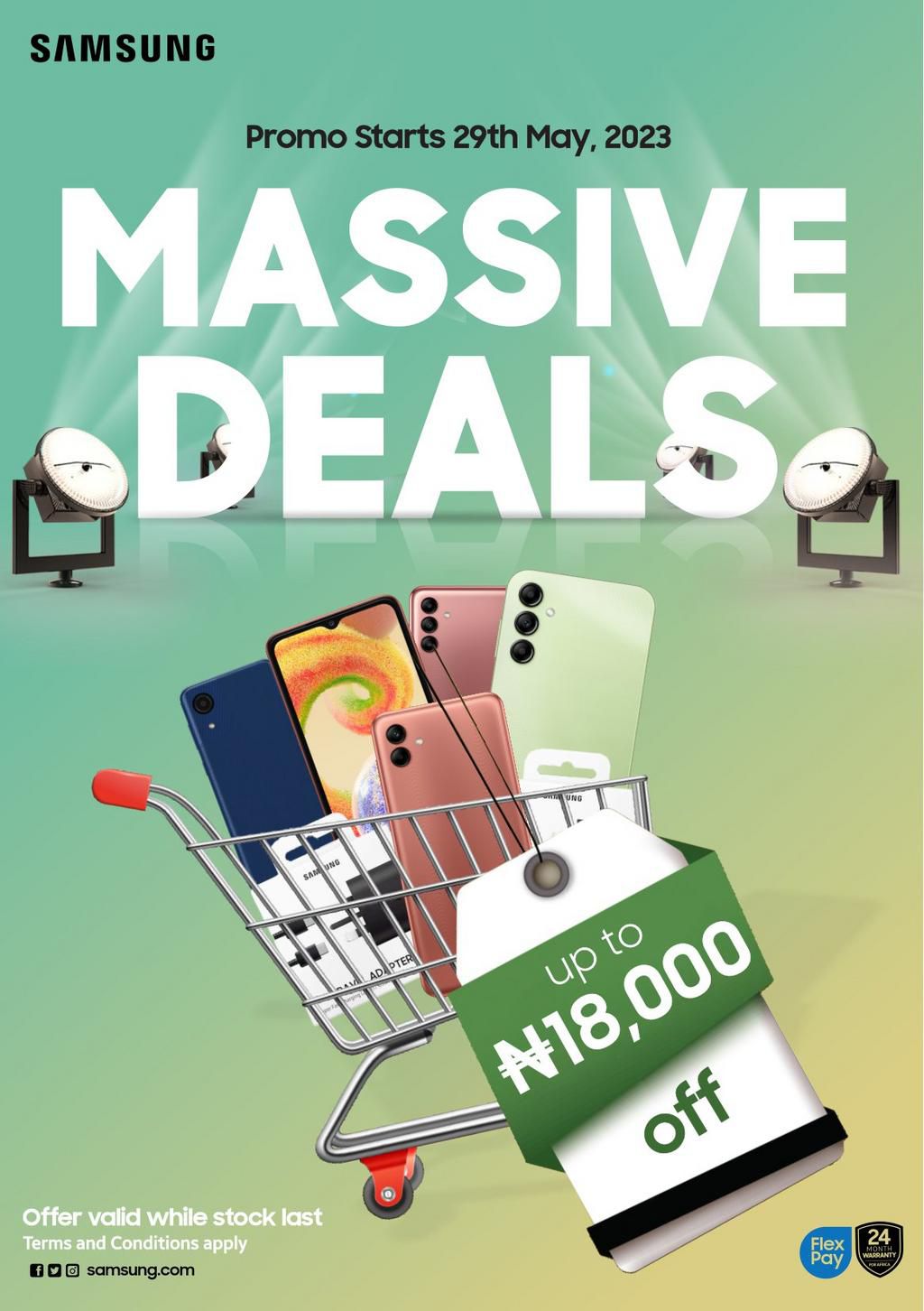 Samsung Nigeria rewards customers with discounts on mobile devices in its Massive Deals promo