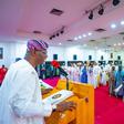 Governor Babajide Sanwo-Olu of Lagos State addressing the State’s Council of Obas during the inauguration of the newly approved Council, at the Lagos House, Alausa, Ikeja, on Wednesday, July 12, 2023.