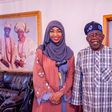 President Bola Tinubu and Minister-designate, Hannatu Musawa. [TAN]
