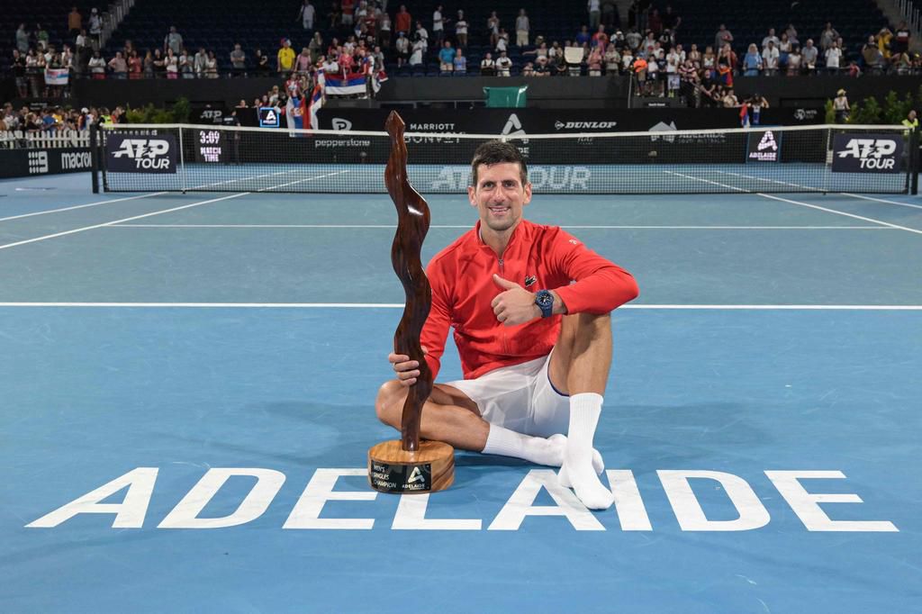 Novak Djokovic reigns supreme at 2023 Adelaide Tennis International