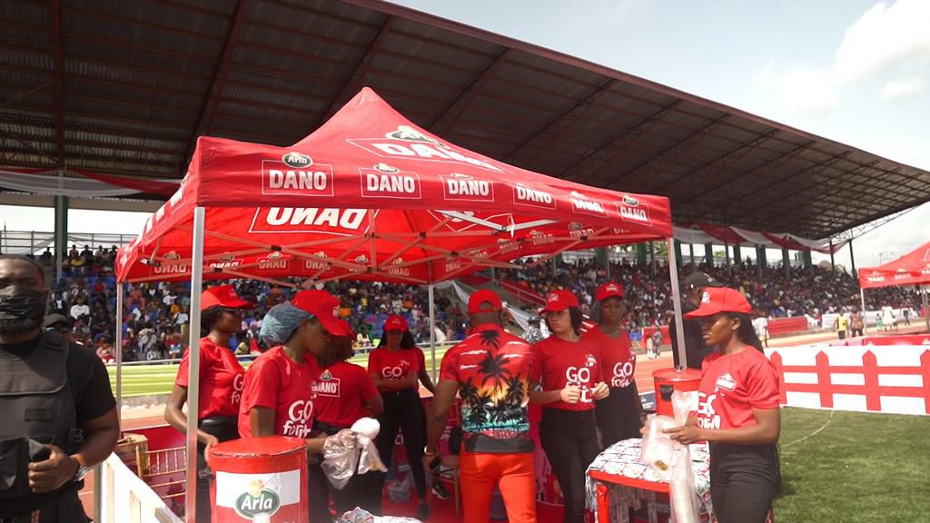 Nollywood actress, Rachael Okonkwo and Dano Milk empower thousands at the Mega Carnival in Nsukka