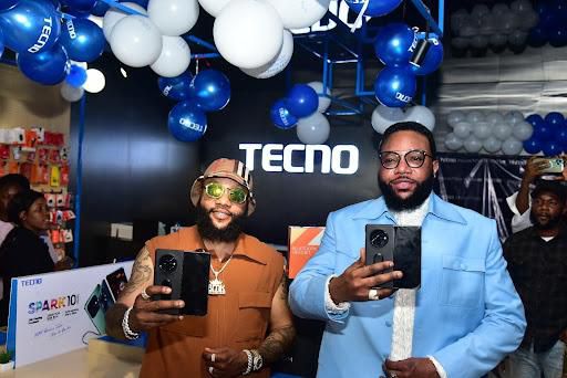TECNO flagship store becomes the hottest store in town with E-Money and KCee's visit