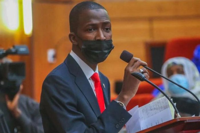 Chairman of the Economic and Financial Crimes Commission (EFCC), Mr Abdulrasheed Bawa. [Legit]