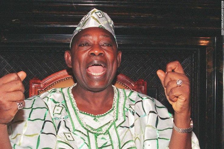 MKO Abiola, presumed winner of the 1993 Presidential election