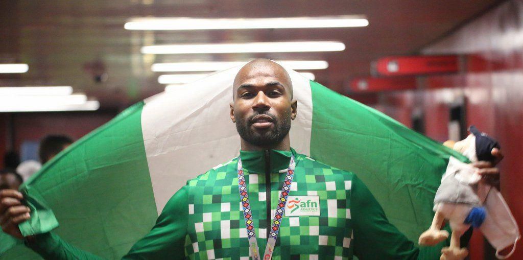 Mike Edwards made history as the first Nigerian man to win a medal since 1996