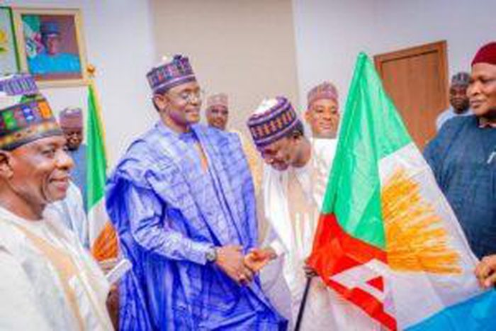 GOV. Buni receives a legislator who defects to APC [NAN]