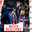 Gerard Pique said farewell to Barcelona in their 2-0 win against Almeria on Saturday in La Liga