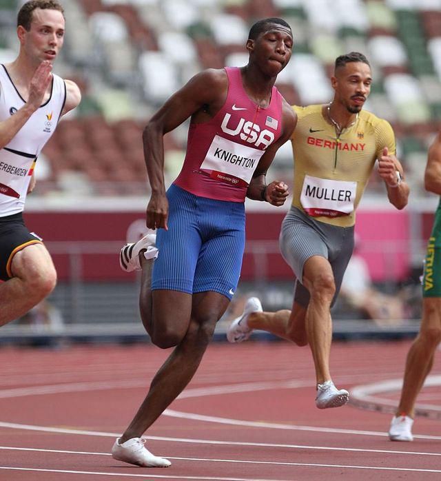 Erriyon Knighton is considered the next big name in the 200m