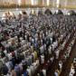 Muslim faithful at Friday prayers in the National Mosque in Abuja, Nigeria's capital