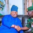 Governor Ademola Adeleke hosts the Chief of Army Staff, General Taoheed Lagbaja to Osun State. [Twitter:@AAdeleke_01]