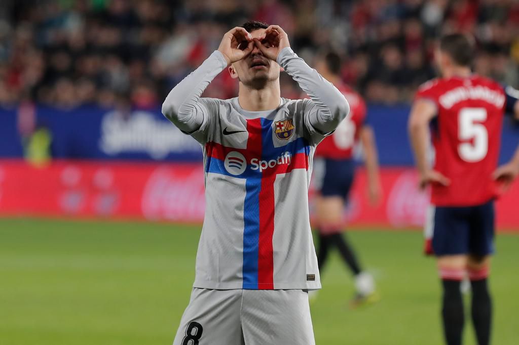 Pedri scored for Barcelona against Osasuna