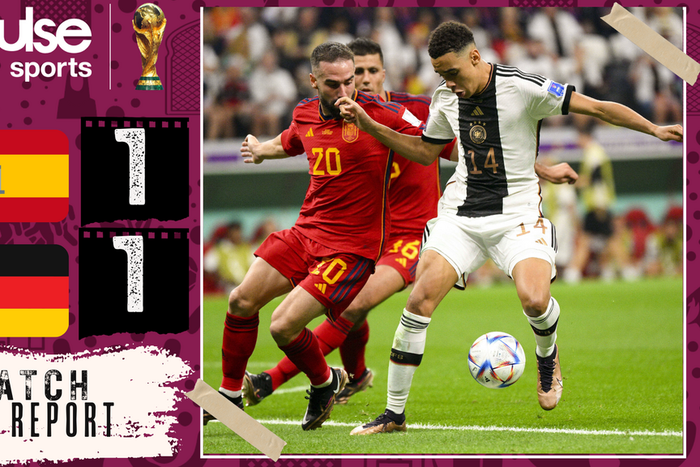 Spain and Germany play out an entertaining 1-1 draw