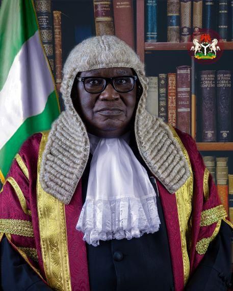 Justice Haruna Tsamani is the presiding justice of the five-member panel of the tribunal. [Court of Appeal]